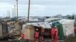 Búranie táboru v Calais.
