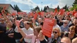 Protest pred Bonaparte.