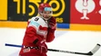 Dán Frederik Storm v zápase so Slovenskom na MS 2022.