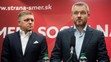Predseda Smeru a líder kandidátky. Peter Pellegrini a Robert Fico po voľbách 2020