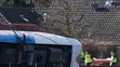 Zrážka vlaku s autožeriavom.