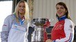 Petra Kvitová a Anastasia Pavľučenková.