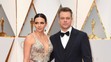 Matt Damon s manželkou