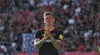 Martin Škrtel sa lúči s kariérou a fanúšikmi počas zápasu Trnavy s Dunajskou Stredou.