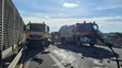 Vážna nehoda na R1 smerom na Trnavu.