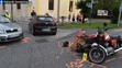 Vážna nehoda auta s motocyklom