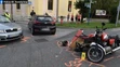 Vážna nehoda auta s motocyklom