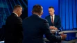 Michal Kovačič v diskusii s Borisom Kollárom a Robertom Ficom.