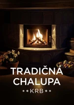 Tradičná chalupa krb