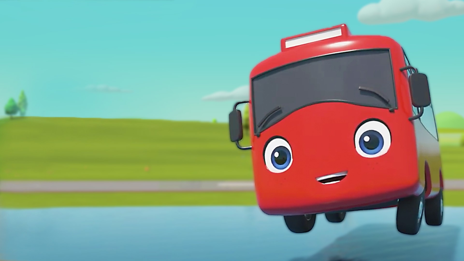 Malý červený autobus