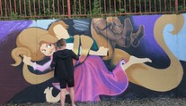 Za tri dni práce od svitu do mrku vznikli najväčšie grafity na Orave