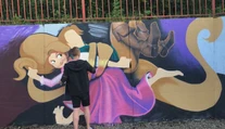 Za tri dni práce od svitu do mrku vznikli najväčšie grafity na Orave