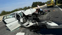 Vážna nehoda na D1 pri Bratislave. Diaľnica je v smere do Trnavy uzavretá