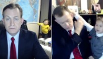 Legendárne video má pokračovanie. Neposedné deti experta BBC opäť v akcii