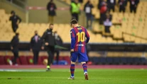 VIDEO: Messimu v závere finále praskli nervy a dostal prvú červenú kartu v drese Barcelony