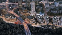 GALÉRIA: Na petržalskom brehu Dunaja pri Moste Apollo vyrastie nová štvrť. Tu sú prvé vizualizácie