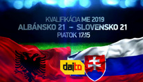Dajto odvysiela zápas Albánsko U21 – Slovensko U21