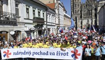 Na Národnom pochode za život sa zúčastnilo 40-tisíc ľudí. Účastníkov pozdravil aj pápež František