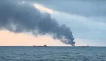 V Kerčskom prielive vybuchol tanker. O život prišlo najmenej 11 námorníkov