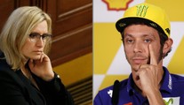 VIDEO: Česká ministerka sa chcela silou-mocou odfotiť s Rossim. Ten ju musel odstrčiť
