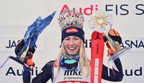 Najkrajšia trofej, akú som kedy dostala. Shiffrinová si Jasnú nevie vynachváliť