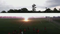 Mladého futbalistu počas rozcvičky zasiahol blesk. O pár týždňov nastúpil na zápas