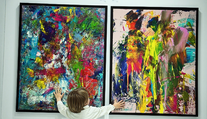 O jeho diela je veľký záujem. Dvojročný chlapec s prezývkou malý Picasso zaujal svetové galérie