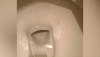 Kto pobozkal záchodovú misu? Internet si láme hlavu nad virálnou fotkou