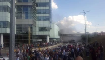 VIDEO: Bratislavský Aupark zachvátil požiar. Budovu evakuovali