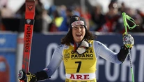 Talianka Brignoneová ovládla obrovský slalom vo Švédsku. Stále môže získať malý glóbus