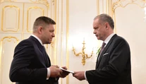 Kiska vymenoval predsedu Smeru-SD Roberta Fica do čela novej vlády