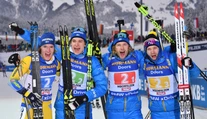 Mužskú štafetu v Hochfilzene vyhrali Švédi, Slováci mimo elitnej desiatky