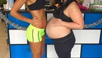 Koľko týždňov tehotenstva delí tieto ženy? Je to oveľa menej, ako myslíte