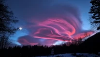 FOTO: Fascinujúca obloha. Západ slnka priniesol nad Slovensko neobyčajné oblaky
