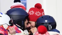 Ani nemôžem povedať, že ako mi bije srdce. Pozrite si reakcie Vlhovej brata a trénera Piniho