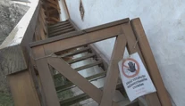 Na Trenčianskom hrade sa zrútila časť najmladšej stavby
