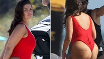 Modelka Ashley Graham pózovala v štýle Baywatchu