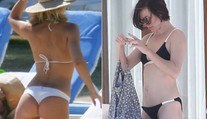 Známe krásky v bikinách: Niekoľkonásobné matky zatienili mladé sexice