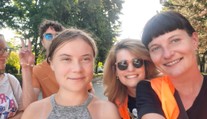 Na pochode za slobodu a demokraciu v Bratislave sa zúčastnila aj Greta Thunbergová