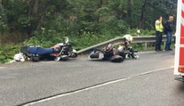 Pri Vernári sa čelne zrazili dvaja motorkári. Nedopadlo to dobre