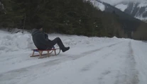 Na Liptove je najdlhšia sánkovačka. Vyskúšal si ju aj náš redaktor