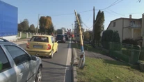 Kamionista na východe Slovenska zrážal obrovské stĺpy ako kuželky