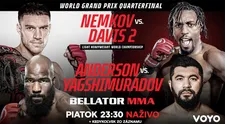 Exkluzívne na VOYO: Vrcholom galavečera Bellator 257 bude titulový zápas Nemkov vs Davis II