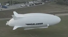 Najväčšia vzducholoď sveta Airlander 10 úspešne absolvovala prvý let