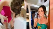 Tieto zábery sa von dostať nemali. Ukázala Julie omylom prsia jednej z neviest?