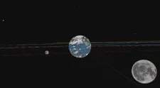 Medzi Zemou a Mesiacom preletel asteroid
