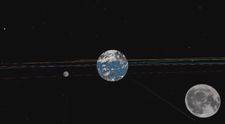 Medzi Zemou a Mesiacom preletel asteroid
