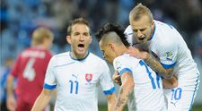 Videosumár 1. polčasu: Slovensko sa vrhlo na Lotyšov, do 10. minúty bolo 2:0!
