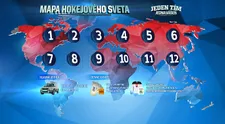Mapa hokejového sveta! Súťaž o skvelé ceny!