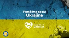 Nadácia Markíza spustila finančnú zbierku Pomôžme spolu Ukrajine, ktorú podporila sumou 20-tisíc eur